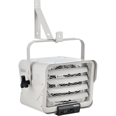 Global Industrial Electric Unit Heater, 1 Phase, 240V, 7,500/4,700W, 12-1/2 in H, 14-11/16 in W 246726